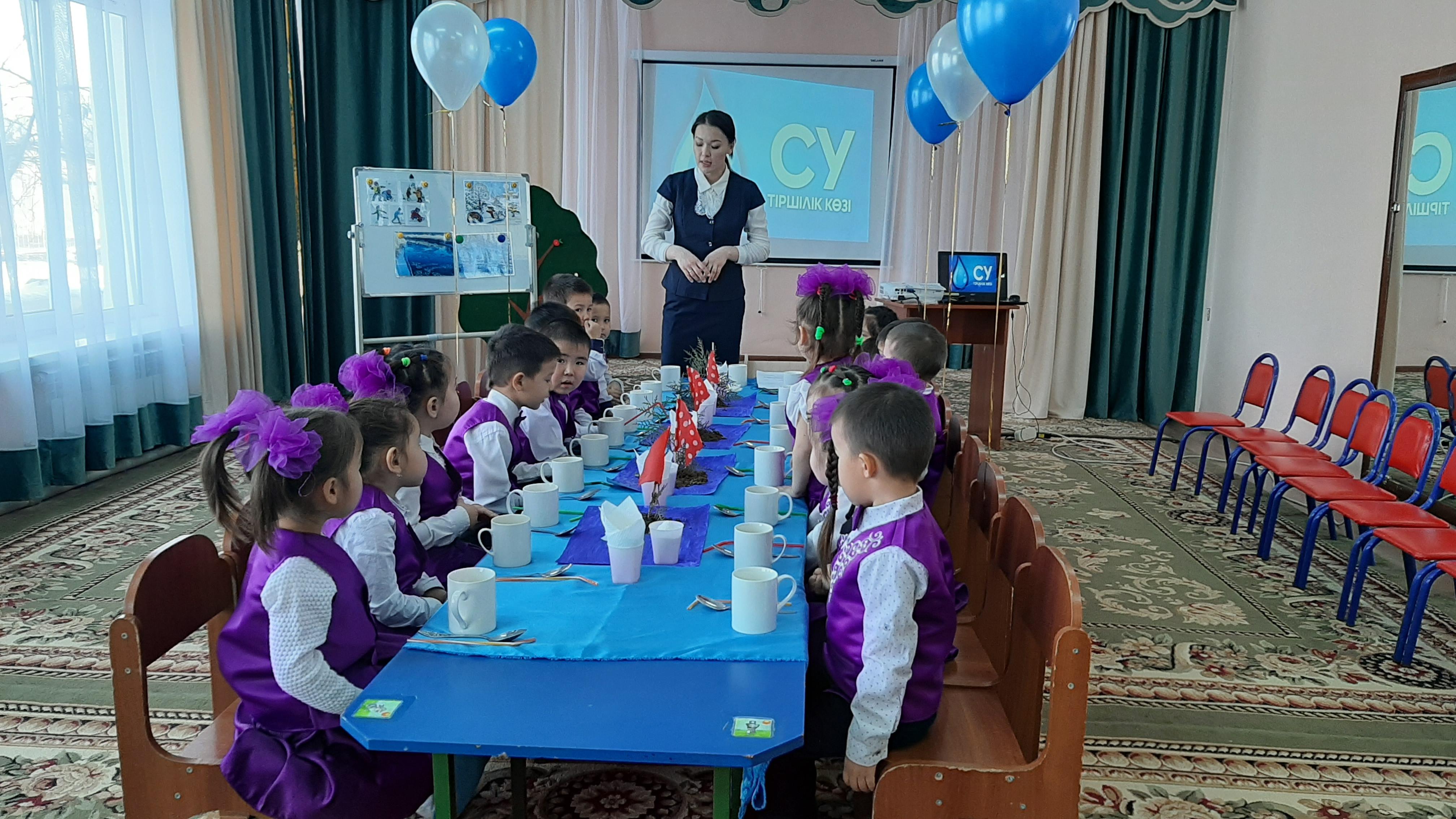 "Су өмірдің-қайнар көзі" ашық ұйымдастырылған оқу қызметі