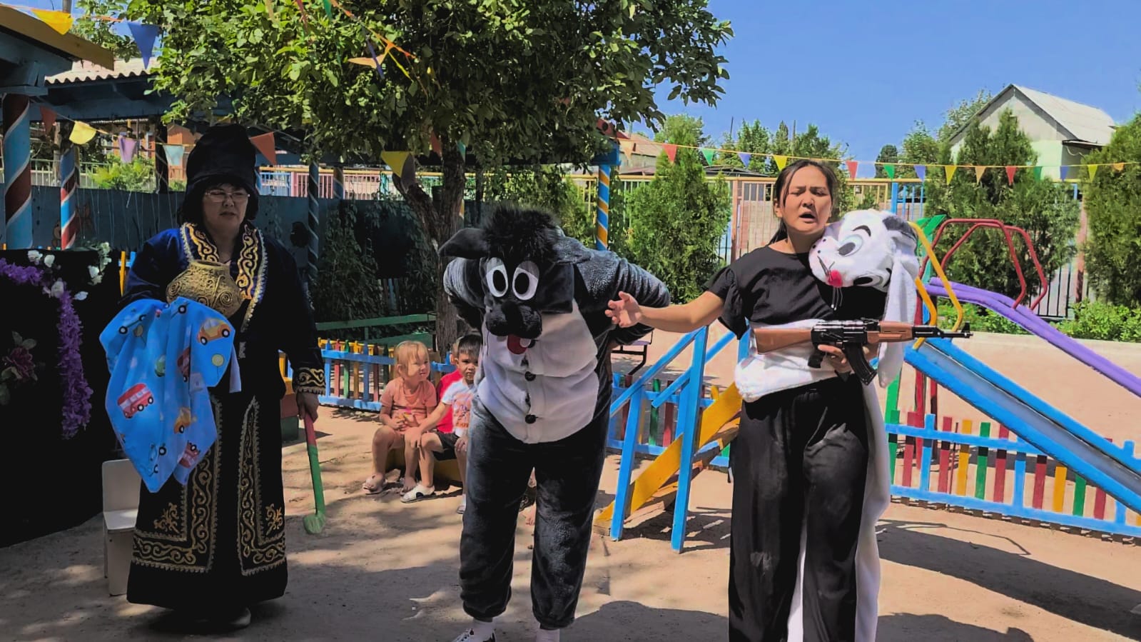 "Қасқыр мен аңшы" ертегісі